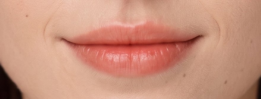 Lip region of the scanned face