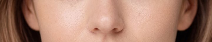 Cheek region of the scanned face