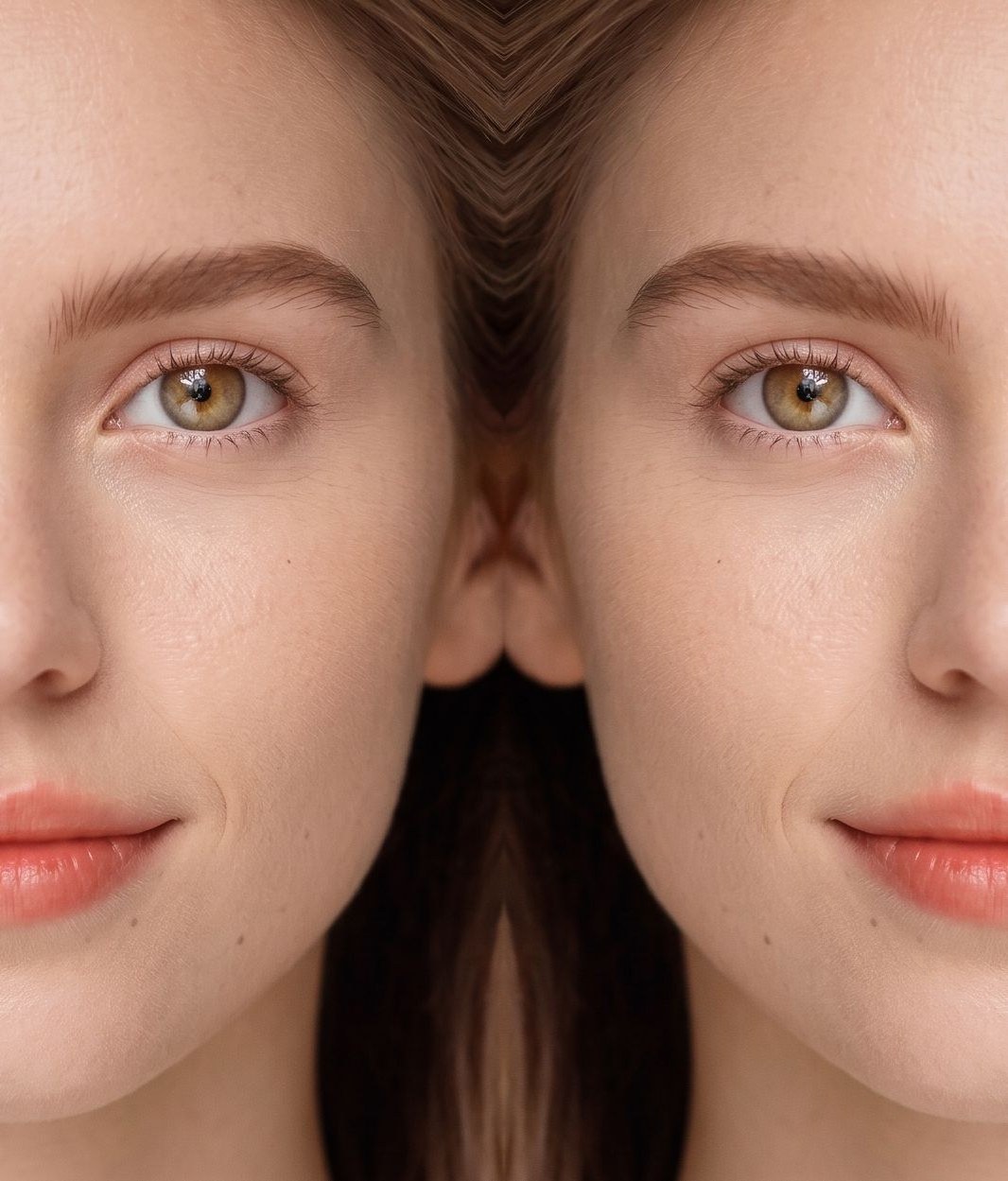 Right half, mirrored